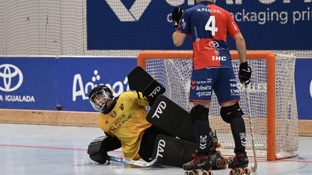 Matías Pascual i Arnau Martínez a l'últim partit a les Comes