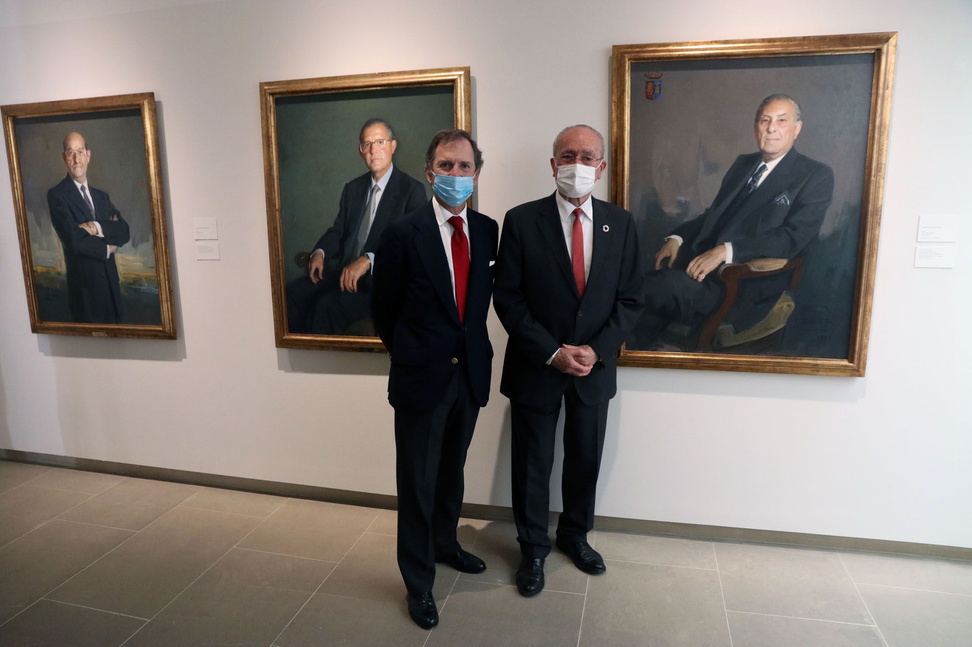 Inaugurada la Exposición 'Banqueros y Empresarios. Retratos de Félix Revello de Toro'