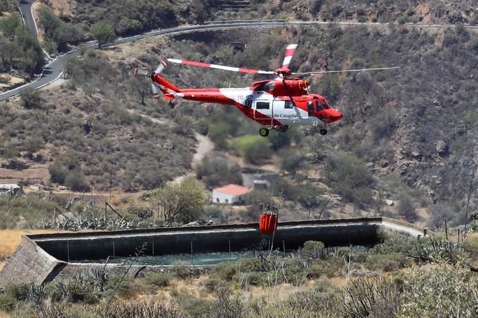 Incendio en Tejeda, Gran Canaria