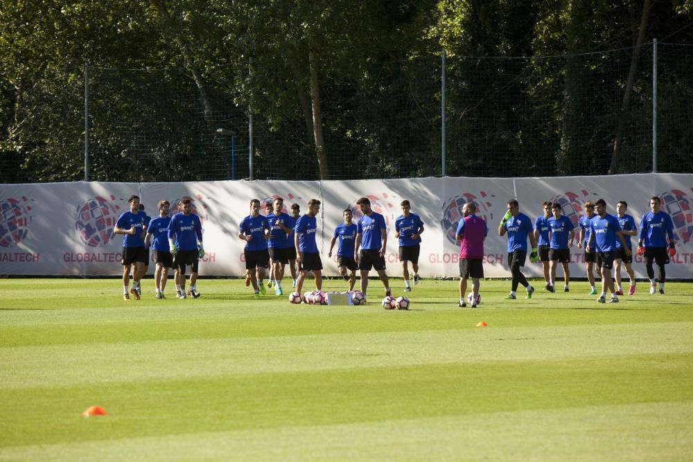 Entrenamiento del Real Oviedo