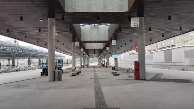 Así es el interior nueva estación de autobuses de A Coruña