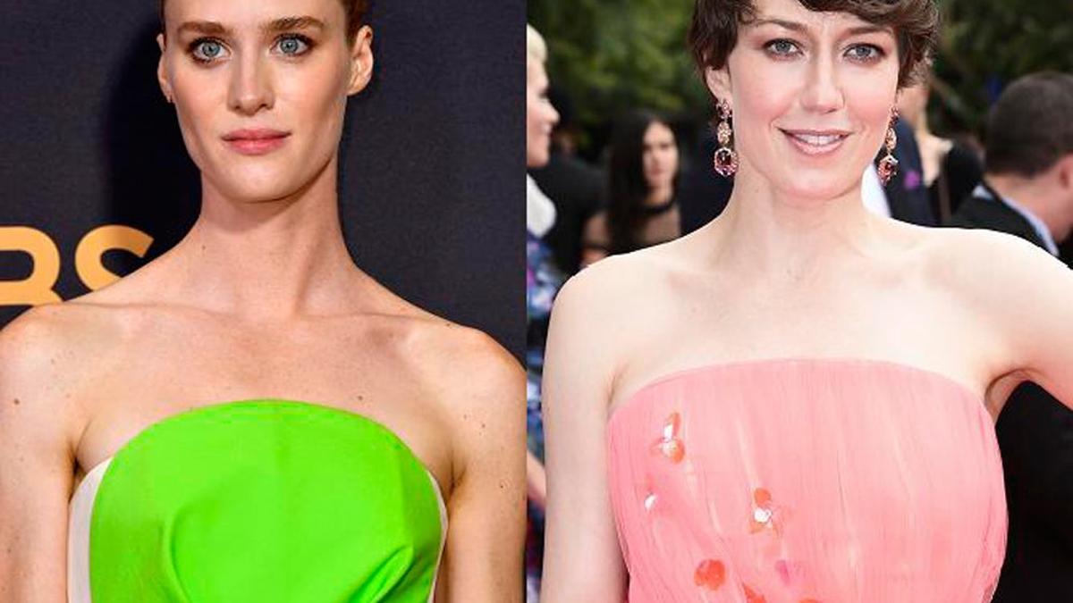 Mackenzie Davis y Carrie Coon en los Emmy 2017