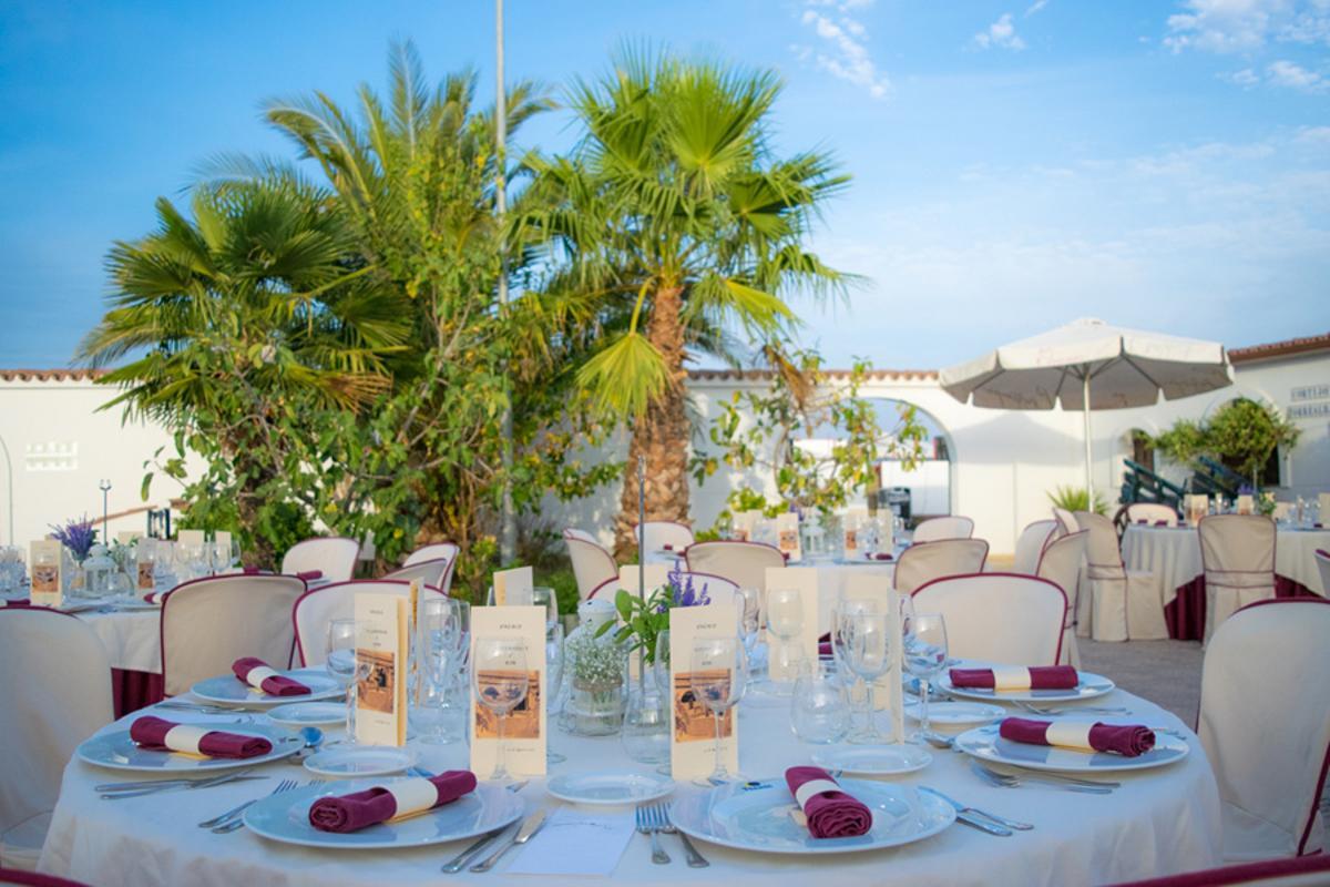 Terraza del Cortijo Torrealba, escenario destinado a eventos multitudinarios.