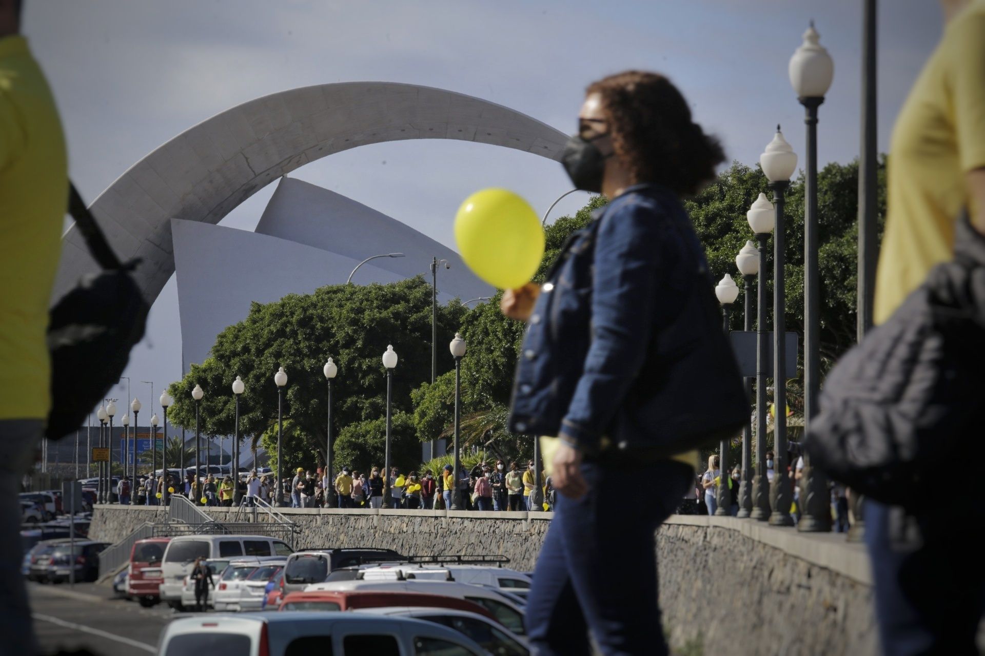 Manifestación de empleados públicos en Santa Cruz