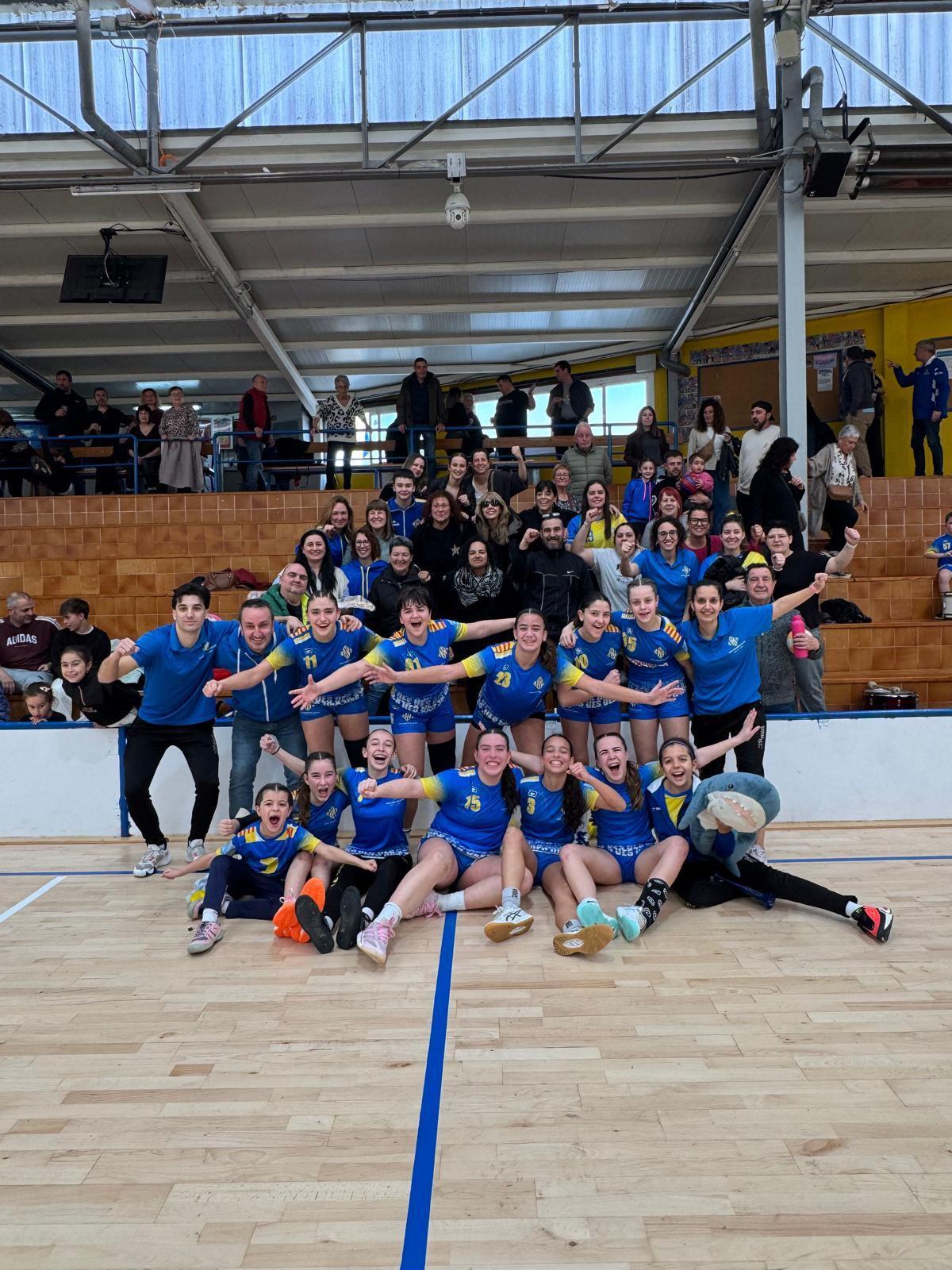 L'equip infantil femení del Sarrià