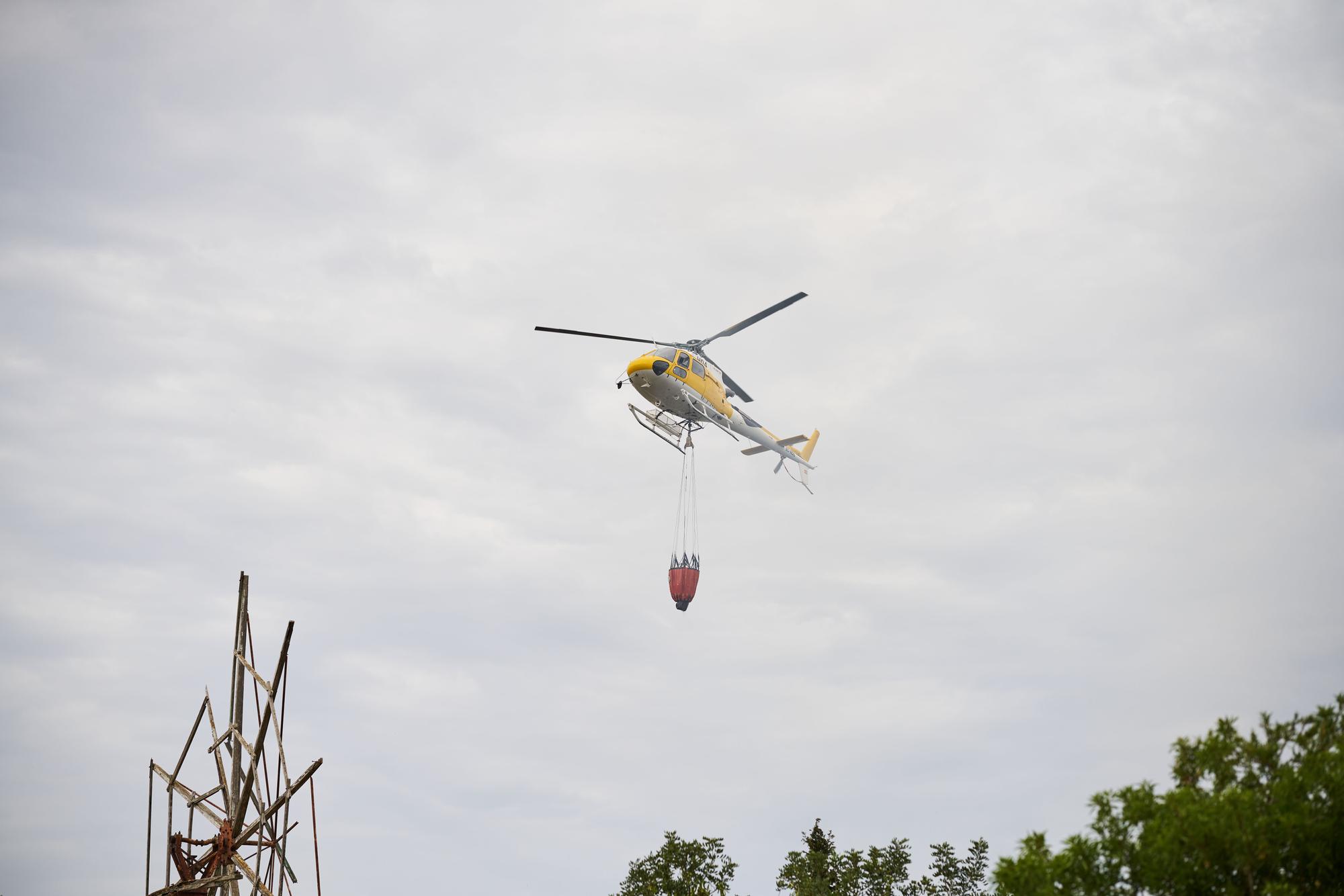 Todas las fotos del incendio en una finca agrícola de ses Païses