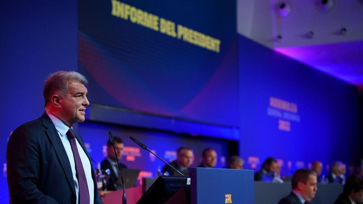 Assemblea de compromissaris del Barça: Laporta: «Entre tots i totes hem salvat el club»