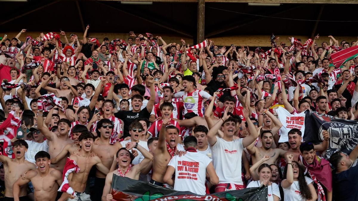 Afición en el Ruta en el Zamora CF - Villarreal B