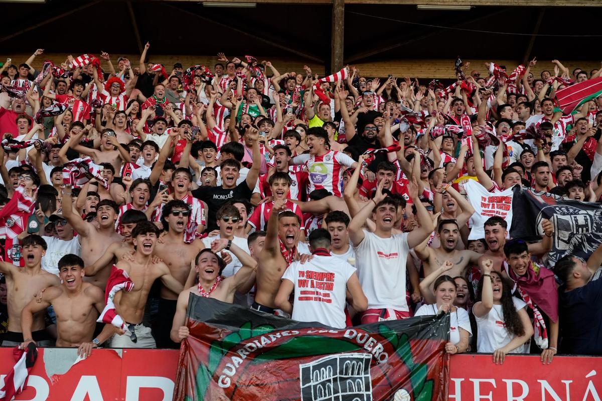 Afición en el Ruta en el Zamora CF - Villarreal B