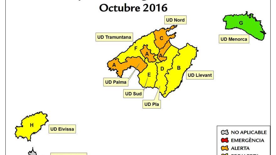 Las reservas hídricas de Baleares están al 44%