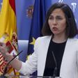 MADRID, 25/04/2024.- La secretaria general de Podemos, Ione Belarra, durante la rueda de prensa que ha ofrecido este jueves en el Congreso. EFE/ Fernando Alvarado