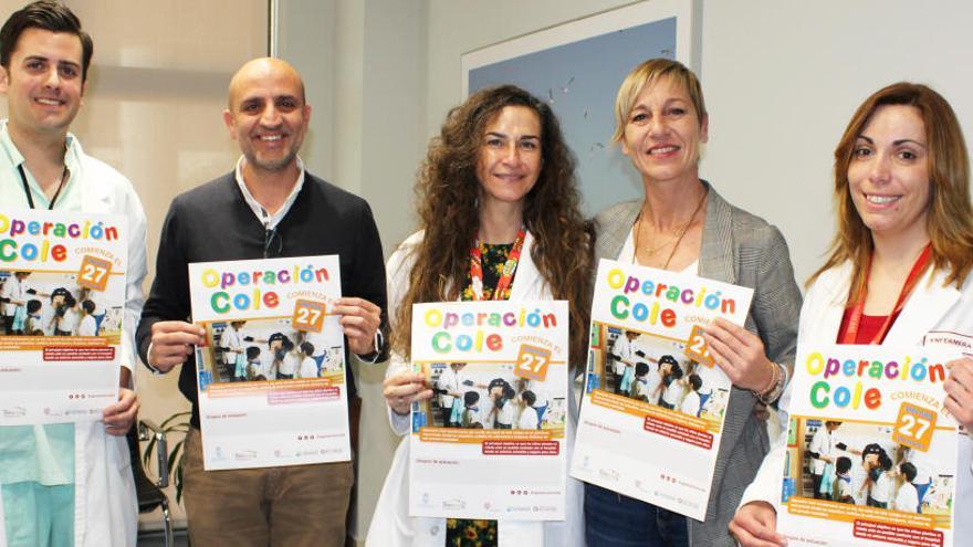 Torrevieja Salud transforma aulas escolares en quirófanos por un día