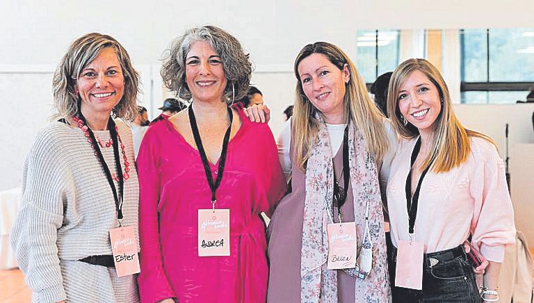 Ester Seguí, Andrea Guzzi, Belén Aguiló y Miriam Ribas.