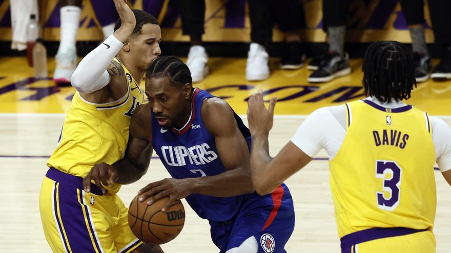 Los Lakers tampoco pueden contra los Clippers en la vuelta de Kawhi Leonard y John Wall