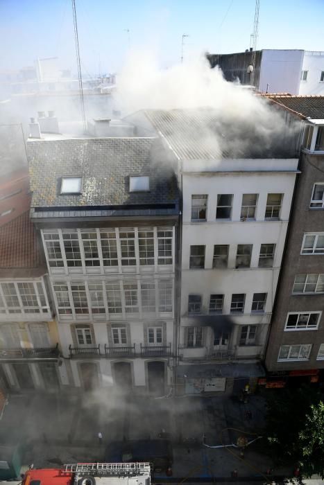 El incendio de la calle Socorro, reavivado