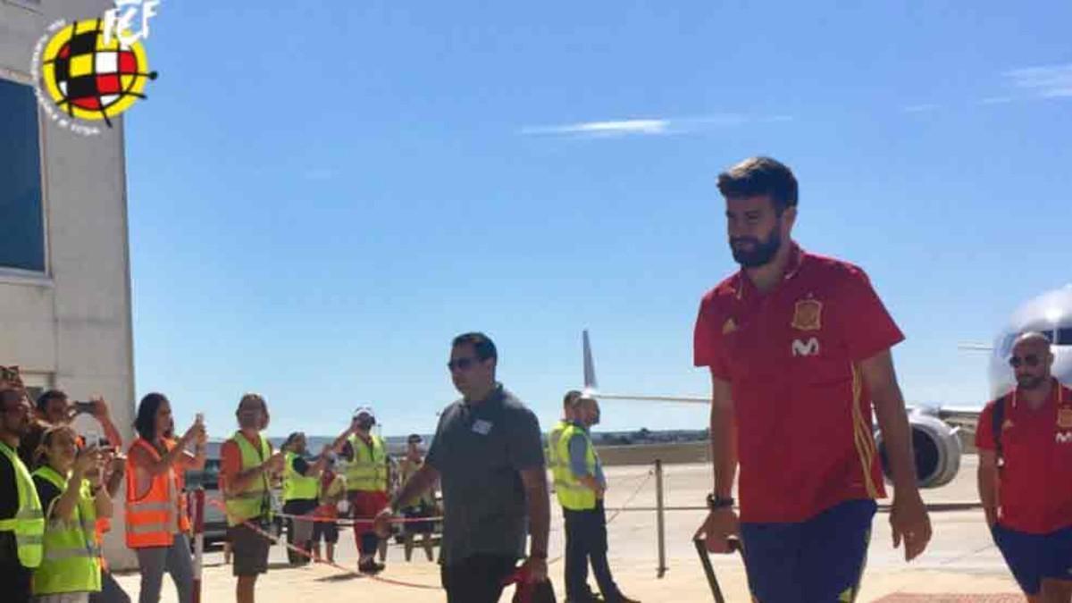 Piqué ya se encuentra en Alicante