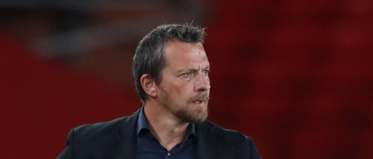 Jokanovic, en un partido   como
 entrenador del
 Sheffield United. |