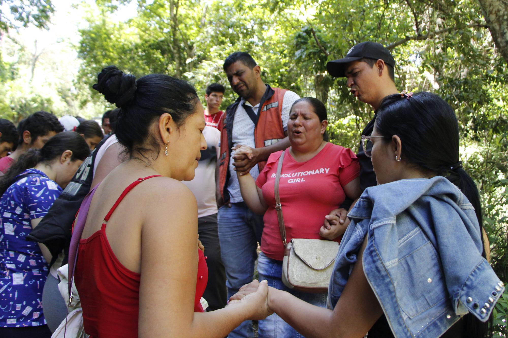 Familiares de los mineros