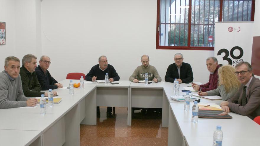 Un momento de la reunión de la sede de Intercitrus