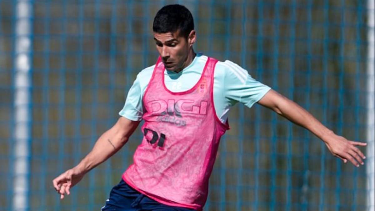 Juanfran Moreno, jugador del Real Oviedo