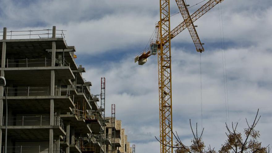 Imagen de archivo de un edificio en construcción