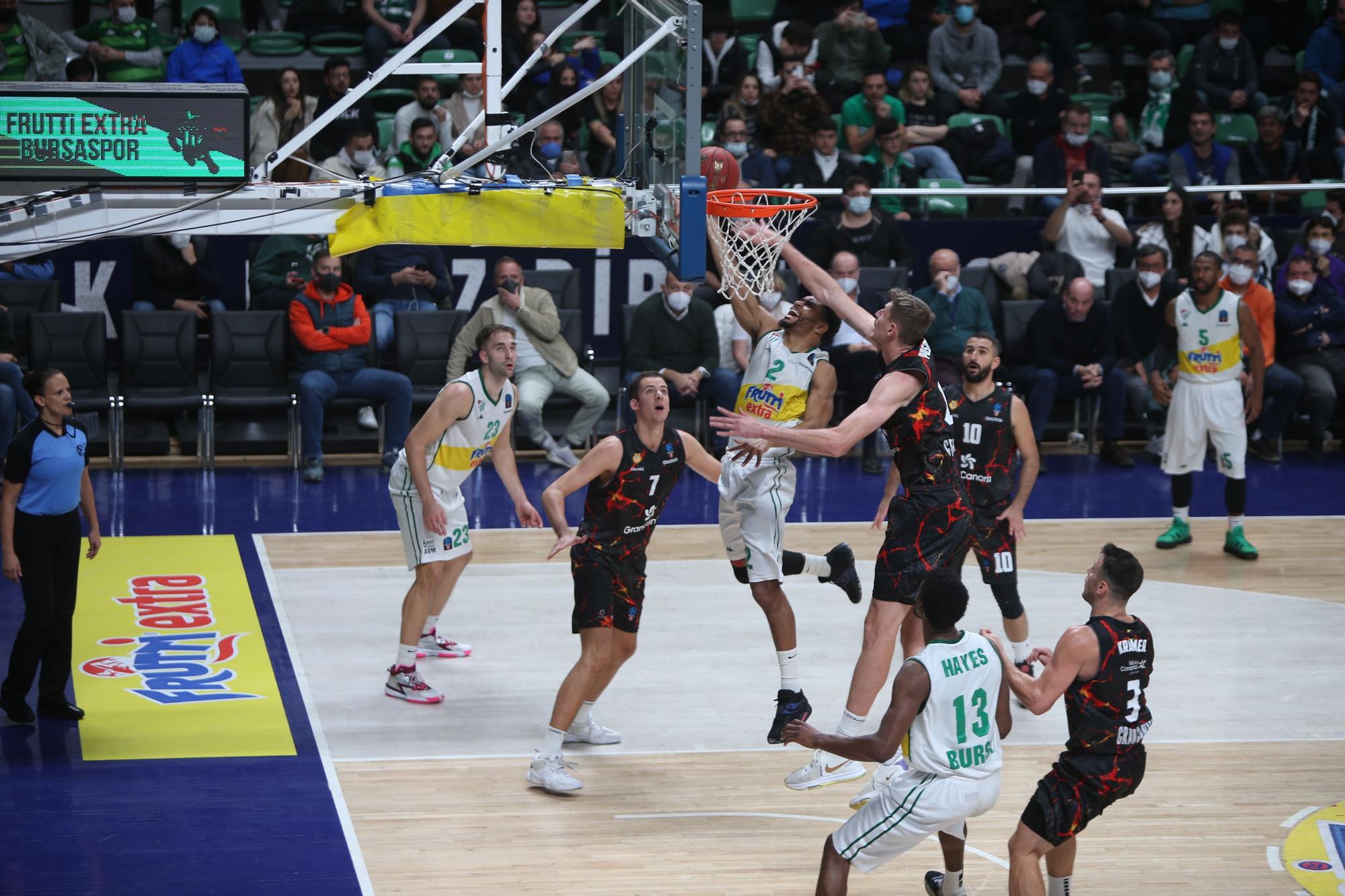 Frutti Extra Bursaspor (74) - CB Gran Canaria (85)