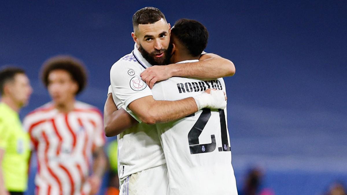 Benzema y Rodrygo, dos de los goleadores