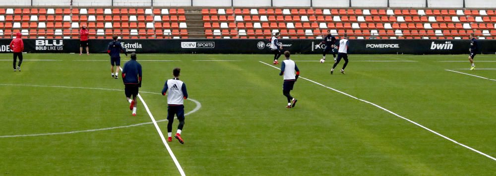 Las últimas pruebas de Marcelino para la Copa