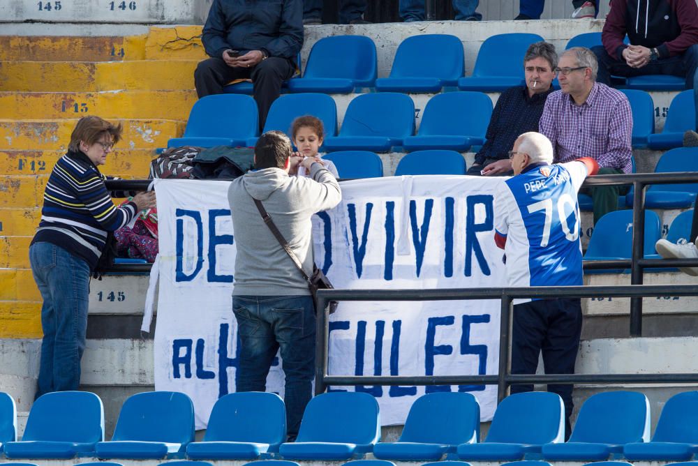 El Alcoyano asfixió la creación del Hércules, sobre todo en la segunda parte.