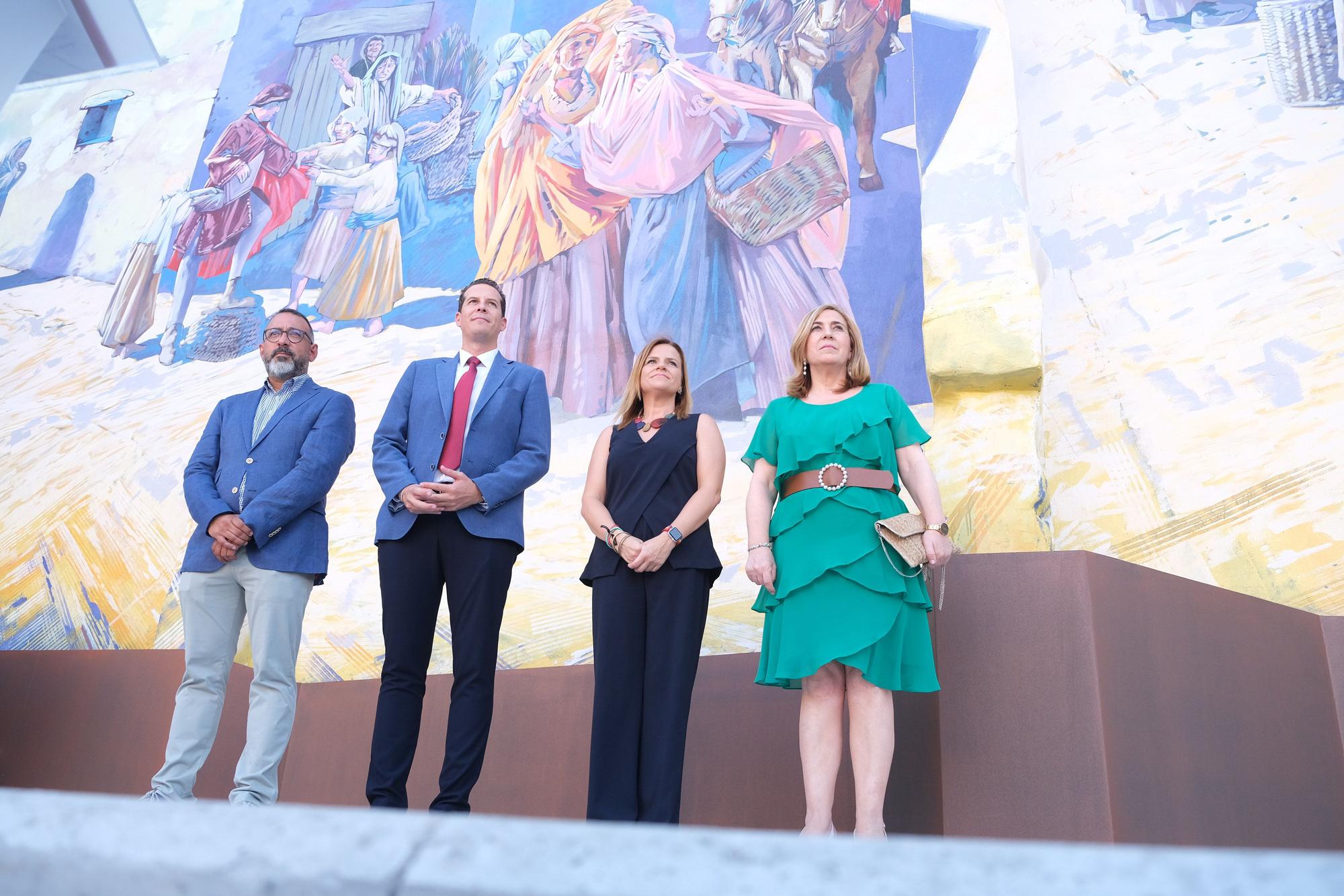 Así ha sido el acto de inaguración de la nueva Plaza de Arriba de Elda