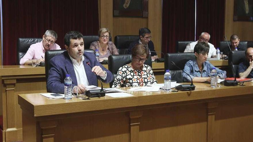 Grupos de la oposición en el Pazo Provincial. // Iñaki Osorio