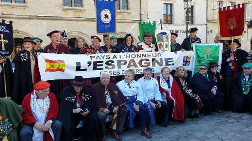 Representantes de cofradías enogastronómicas españolas. // FdV