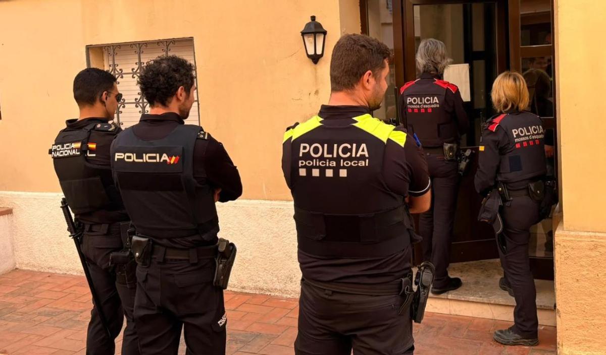 Un moment de l'operatiu.