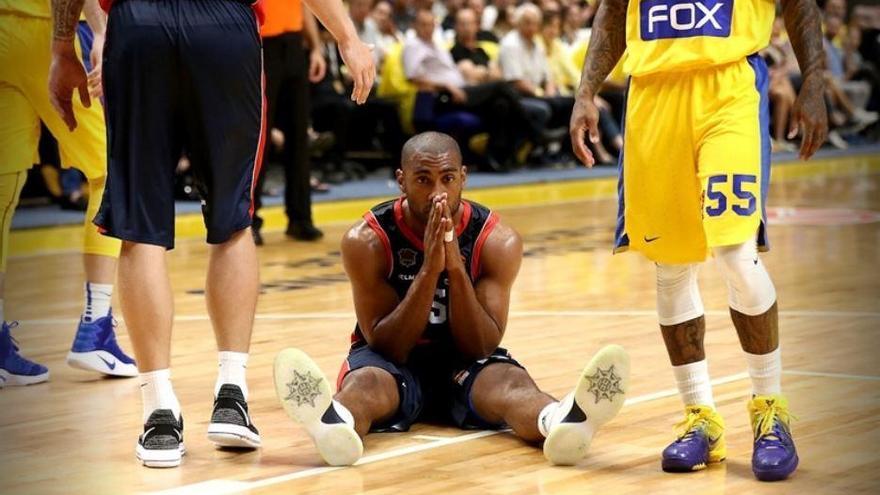 Jayson Granger, en un partido del Baskonia ante el Maccabi.