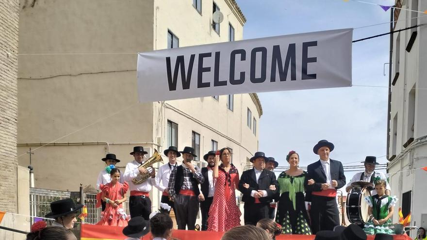 Fuentes de Ebro da la bienvenida a Míster Marshall