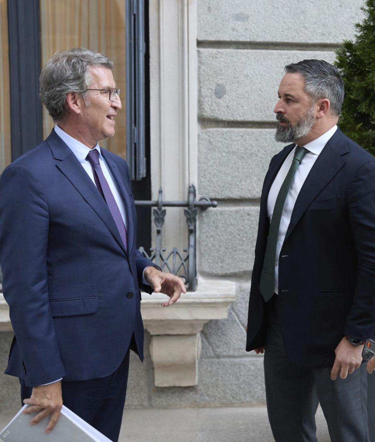 Caïnisme d’Abascal davant Feijóo