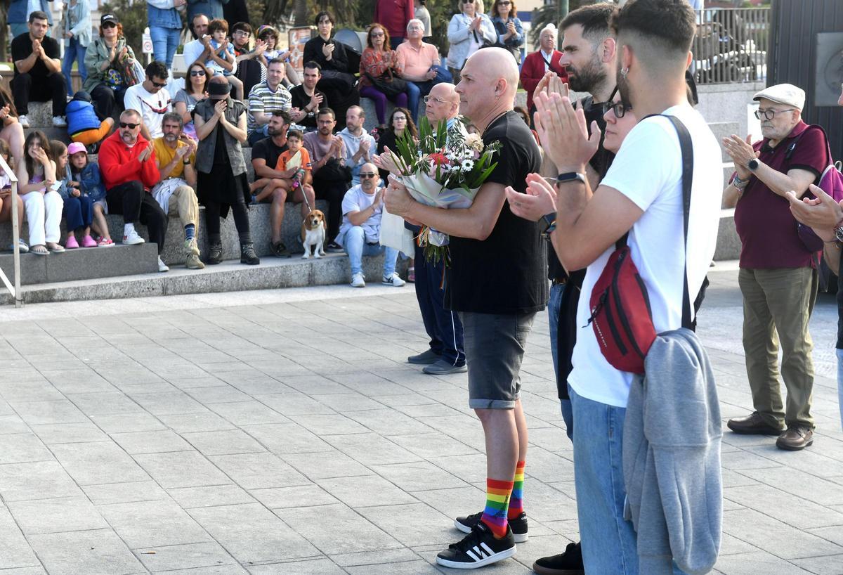 Homenaje a Samuel Luiz en A Coruña por el tercer aniversario de su muerte