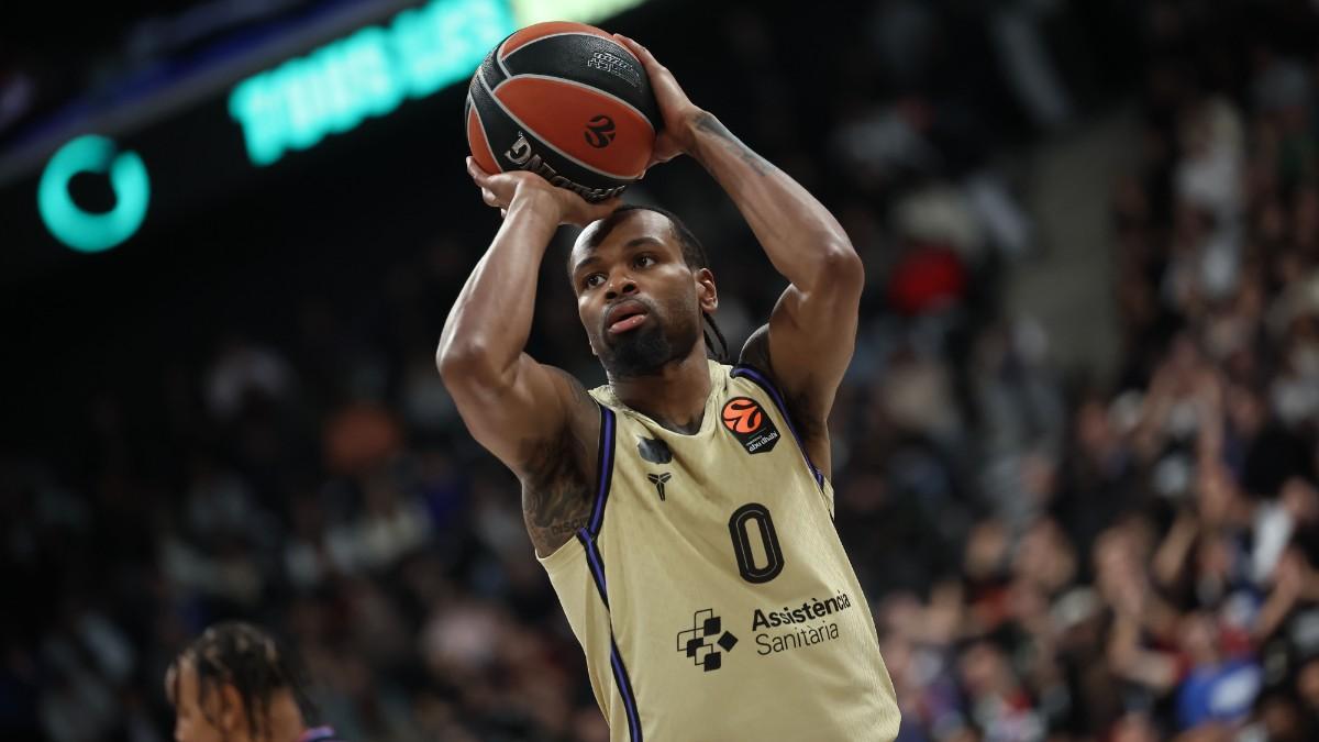 Kevin Punter, en un partido de Euroliga con el Barça