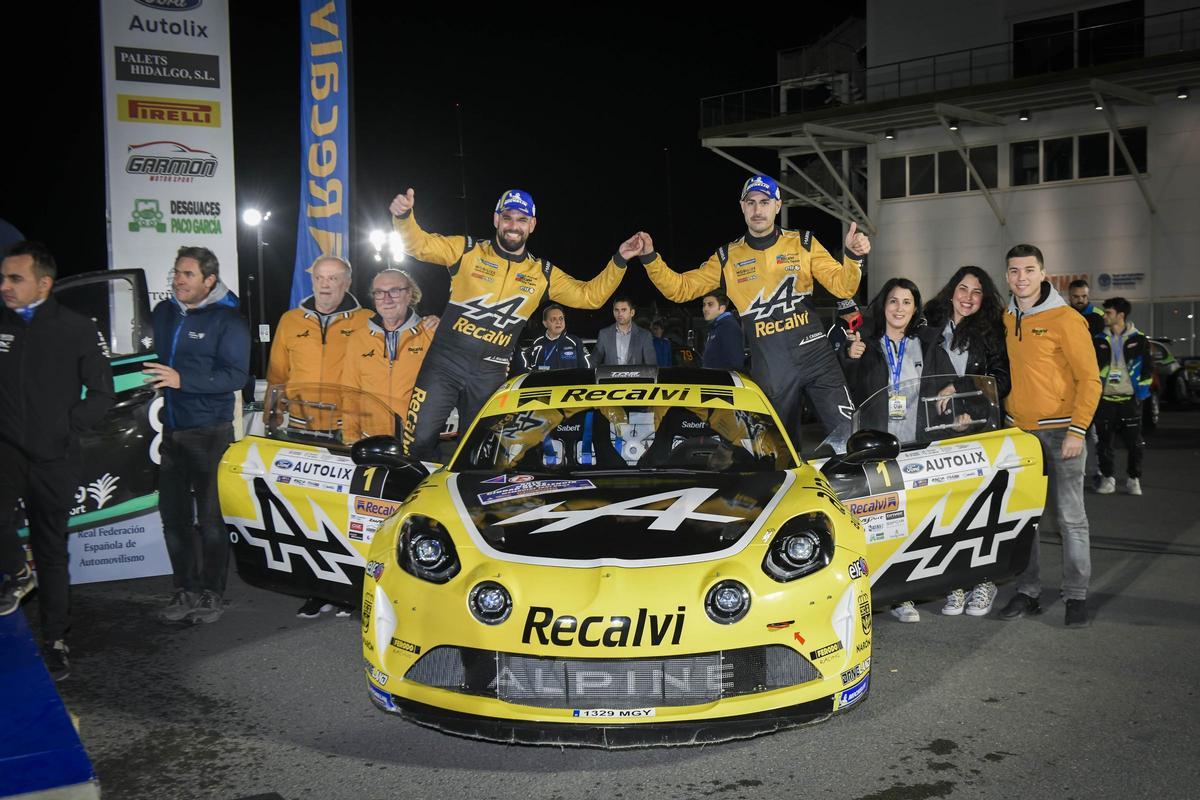 Terceros fueron el piloto de Alpine España Recalvi Team el también gallego Jorge Cagiao y su copiloto Javier Martínez a bordo del Alpine A110.