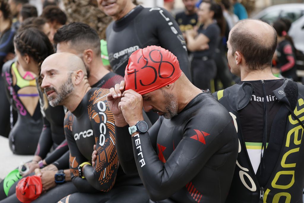 Salida del triatlón de Fuente Álamo