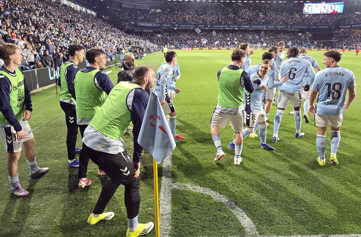 Así fue el partido Celta de Vigo - Rayo Vallecano en imágenes