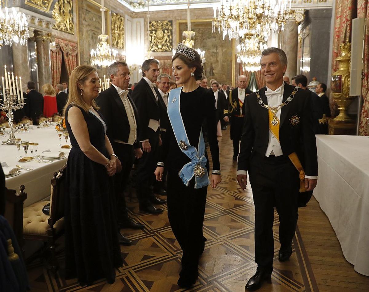 Letizia Ortiz y Macri, junto a Ana Pastor