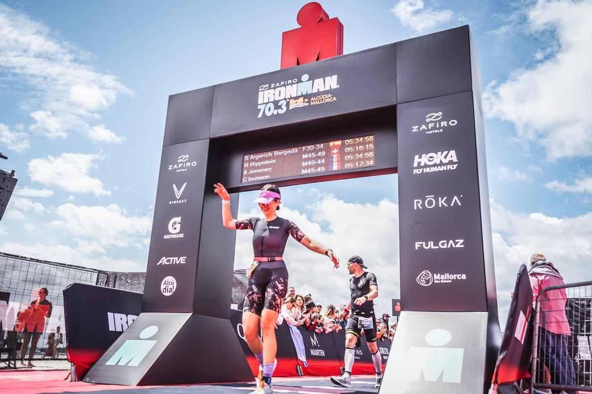 Sara Argerich en el Zafiro IRONMAN 70.3 Alcúdia-Mallorca 2023