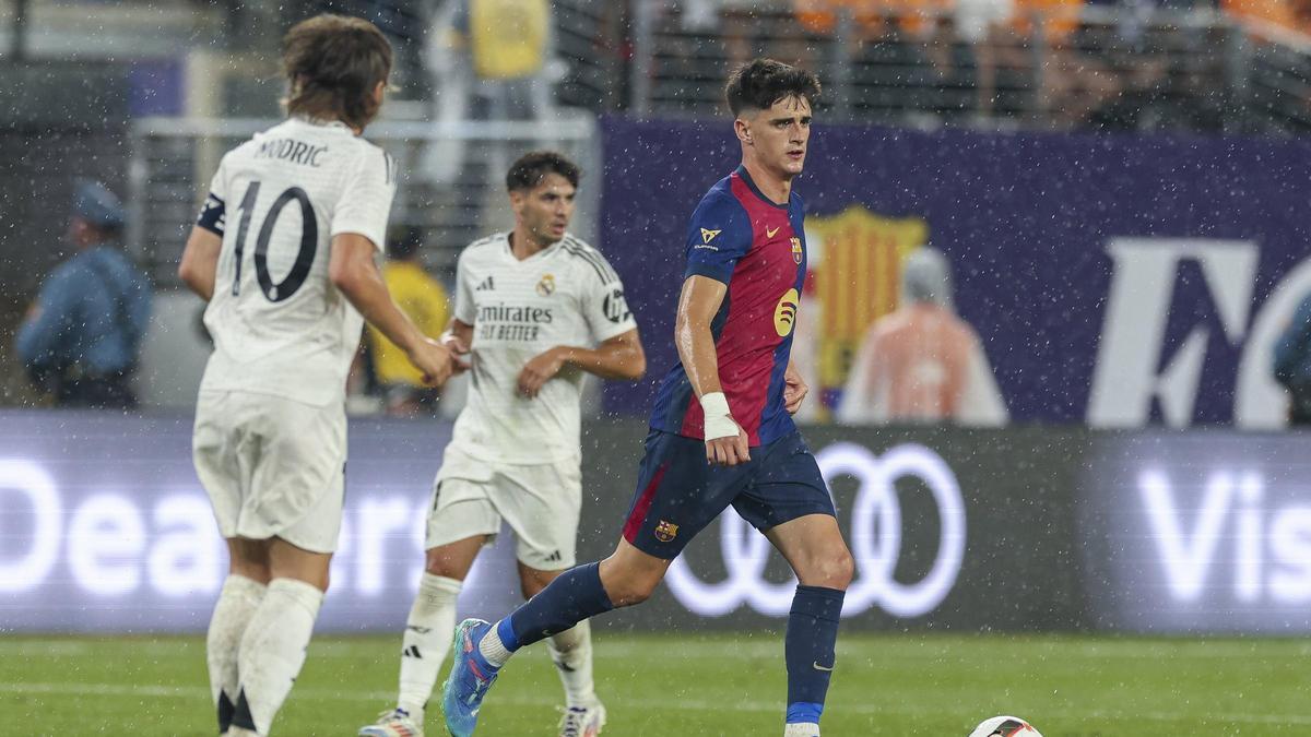 Pau Víctor le endosó dos goles al Real Madrid en el clásico de Estados Unidos