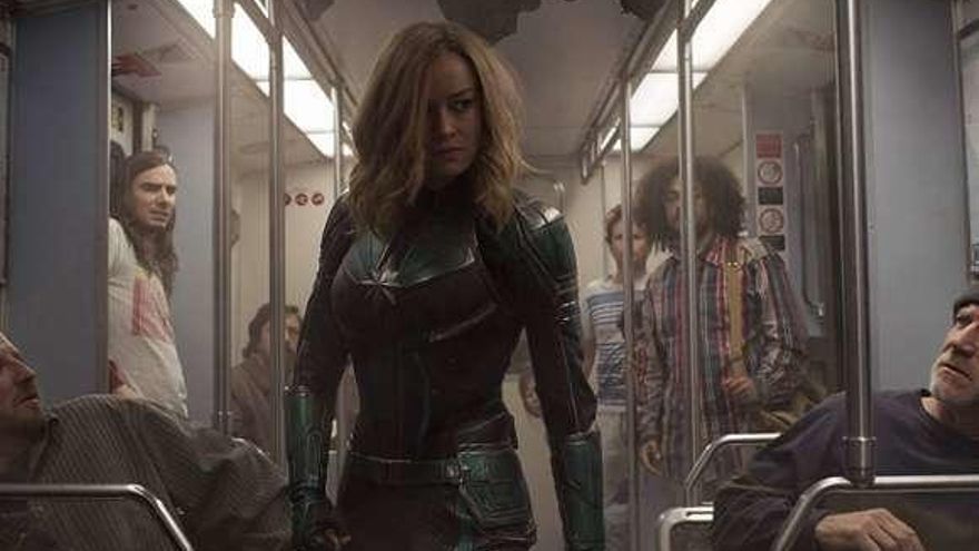 Brie Larson es &quot;Capitana Marvel&quot;.