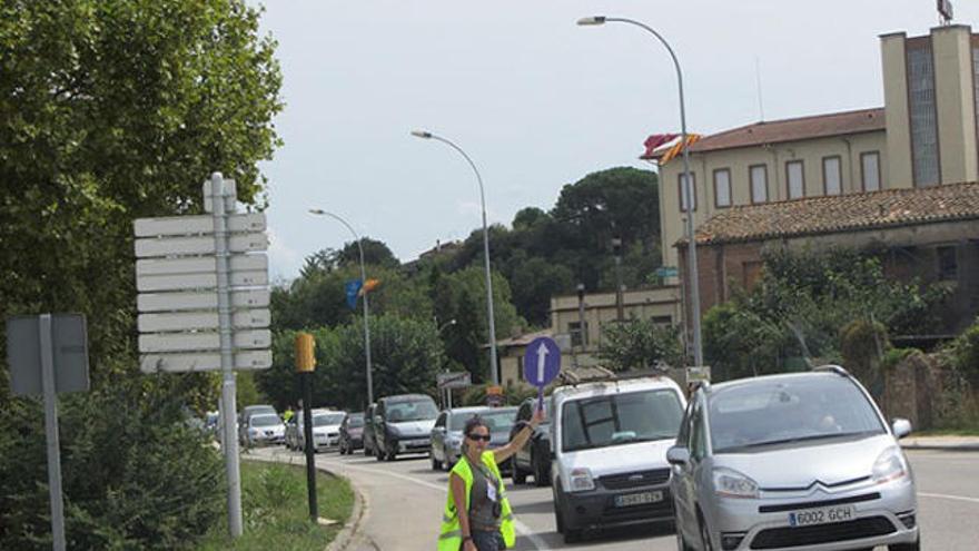 El Moviment Ter Brugent va tallar la carretera a Anglès a primers de setembre pel tancament d&#039;urgències.