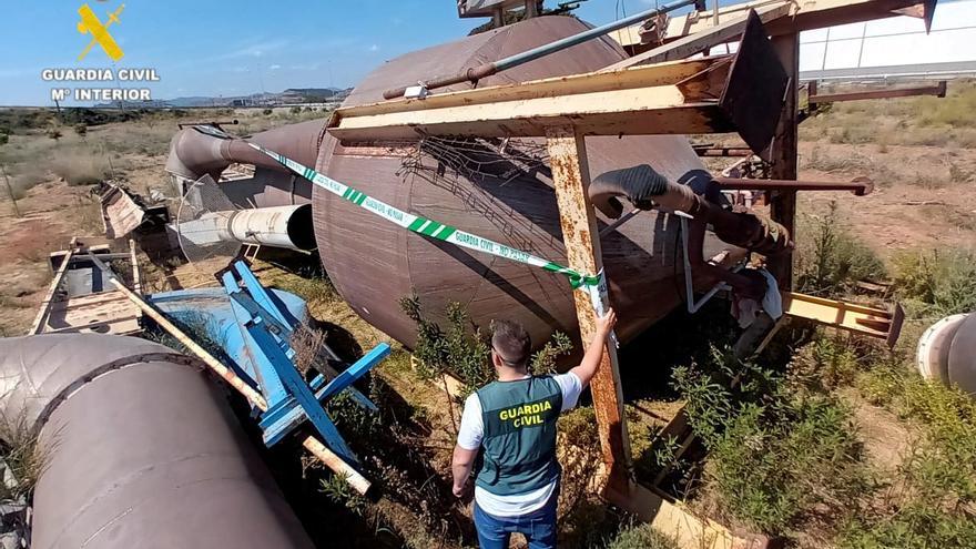 La Guardia Civil detiene in fraganti a dos personas por el robo de maquinaria industrial en Moncofa