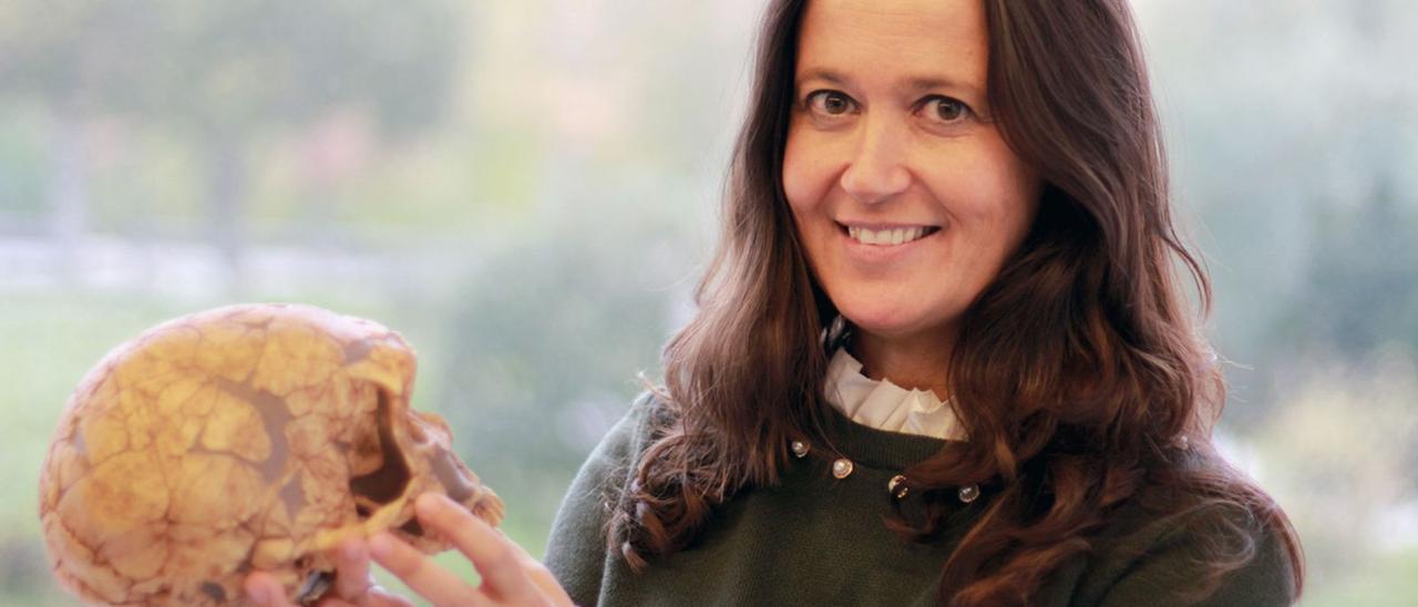 La investigadora gallega
María Martinón-Torres.
| // ÁNGEL L.FERNÁNDEZ