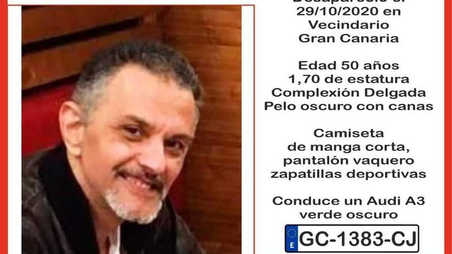 Mario Santana Santana, desaparecido el jueves en Vecindario