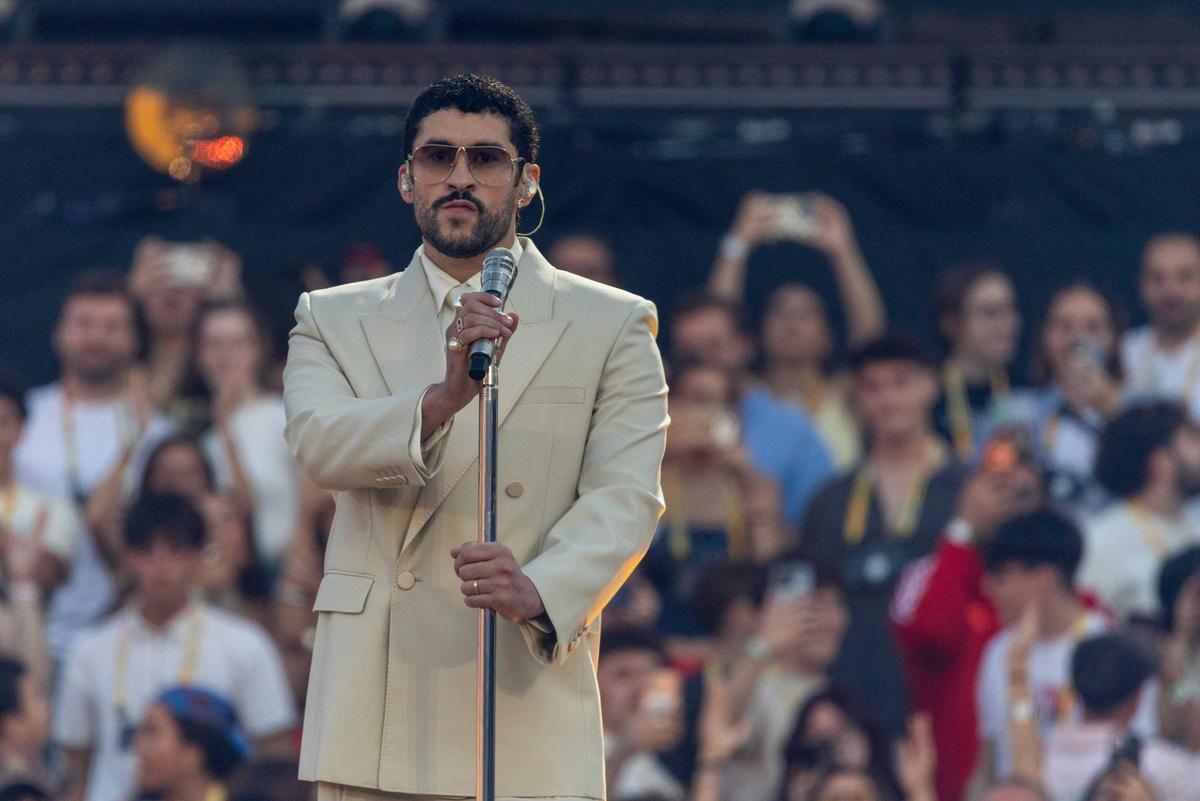 Primer concierto de Bad Bunny en el estadio Lluis Companys de Barcelona
